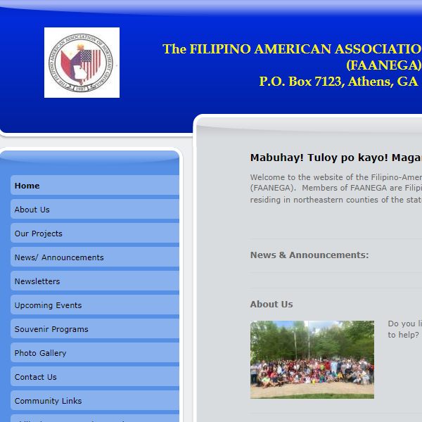 Filipino Organization in Athens GA - Filipino-American Association of Northeast Georgia